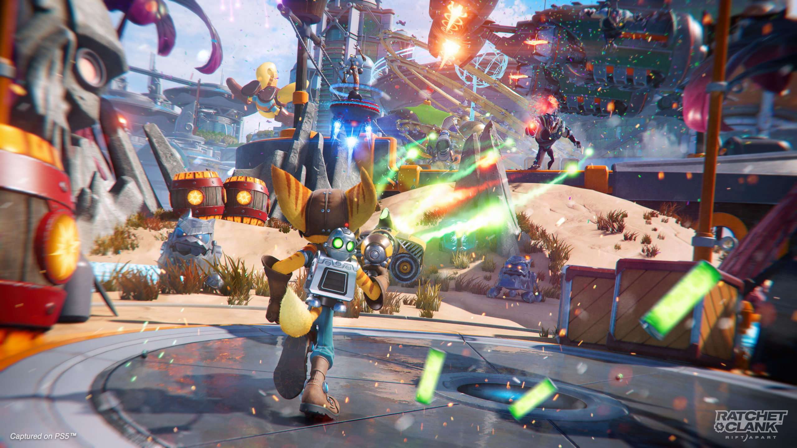 How Ratchet and Clank: Rift Apart's Gameplay Borrows from Spider